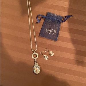 Necklace and earrings